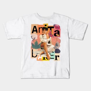 Anita Baker Pose Style Kids T-Shirt